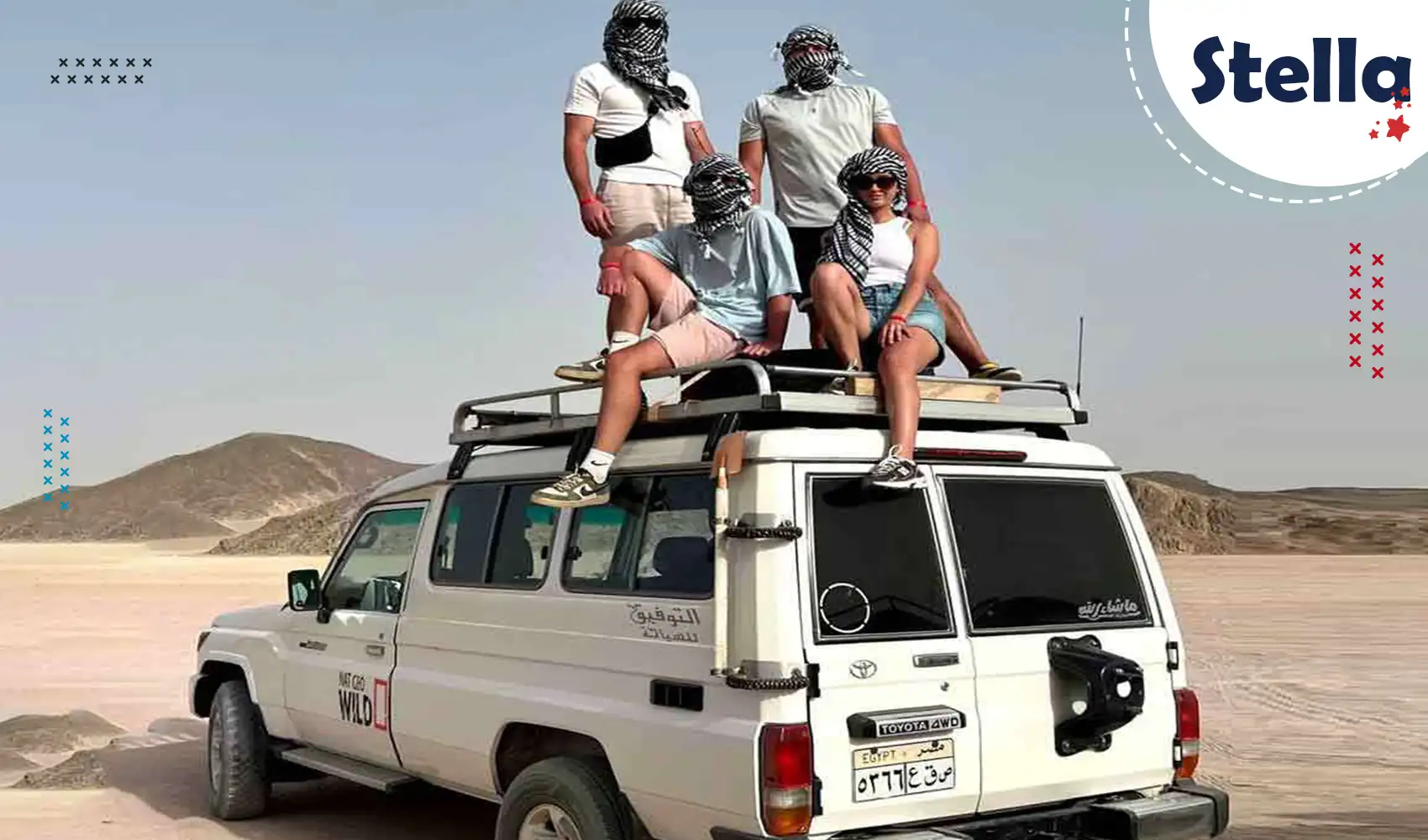 Ontdek de ruige kant van Hurghada tijdens een jeep safari – woestijnlandschappen, kloven en bedoeïenencultuur.