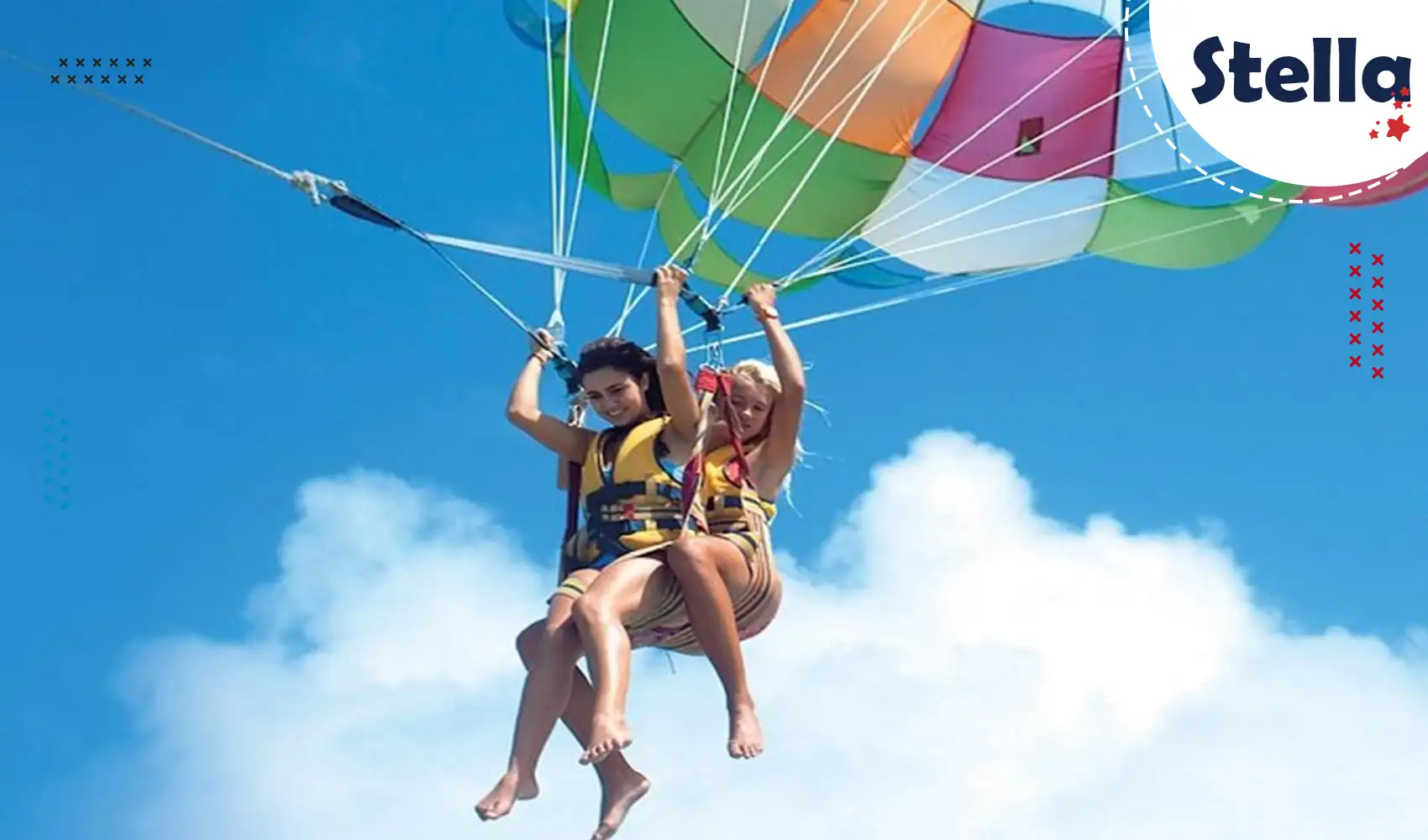Vlieg hoog boven de Rode Zee met parasailing in Hurghada – adrenaline en uitzicht in één ervaring.